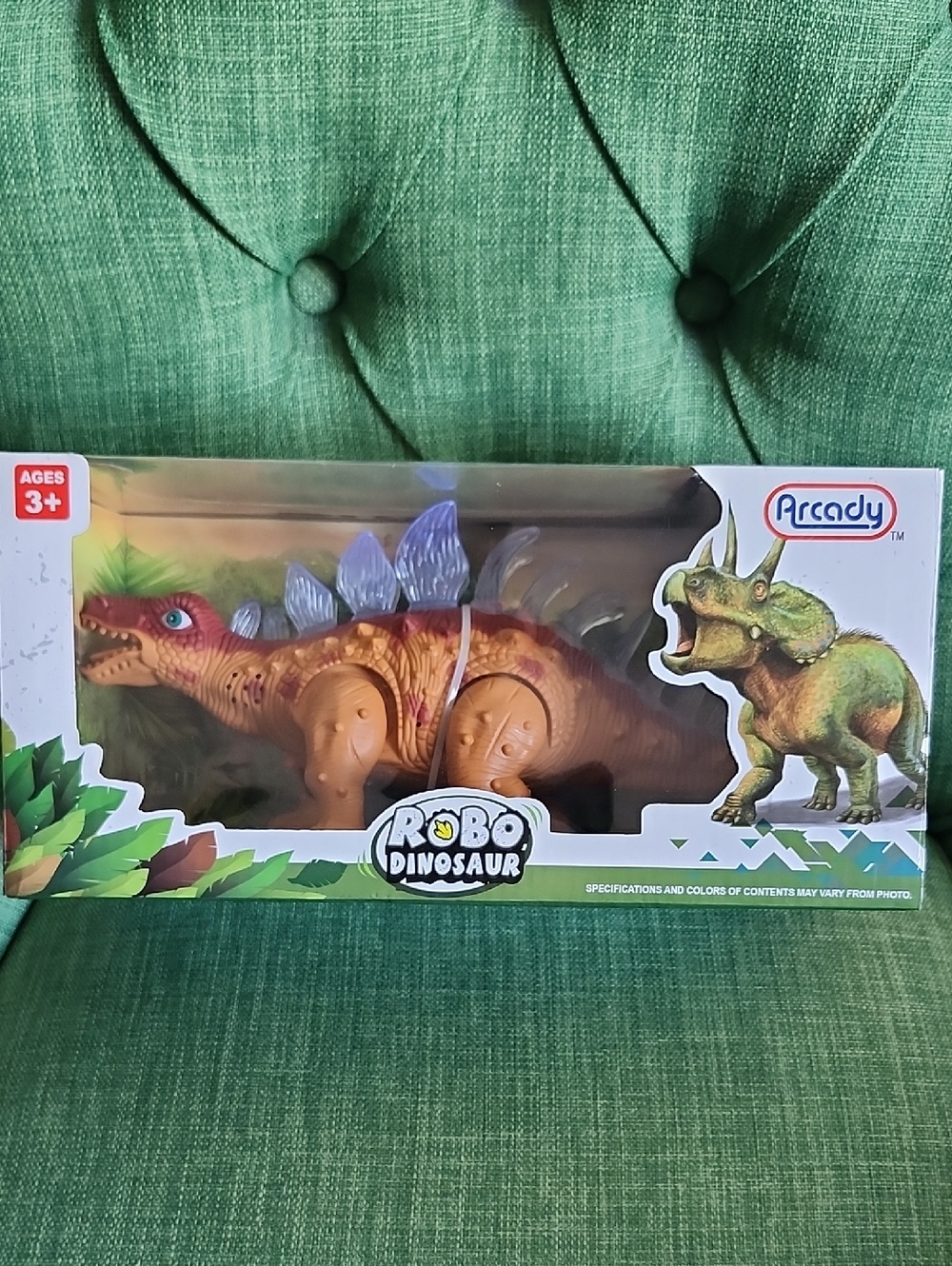 Robo Dinosaur Stegosaurus Action Figure - Orange